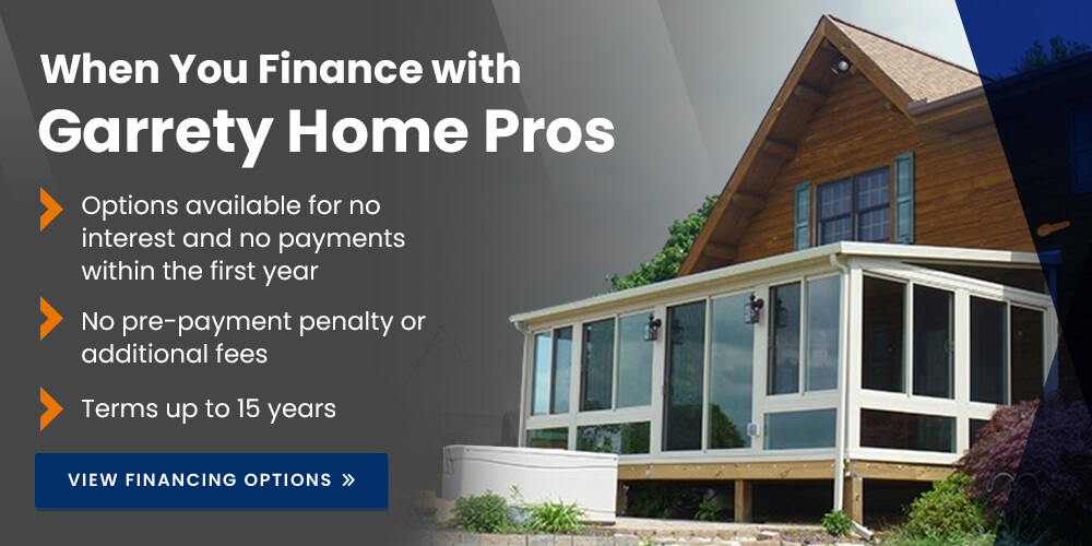 Garrety Home Pros Financing for Your Projects